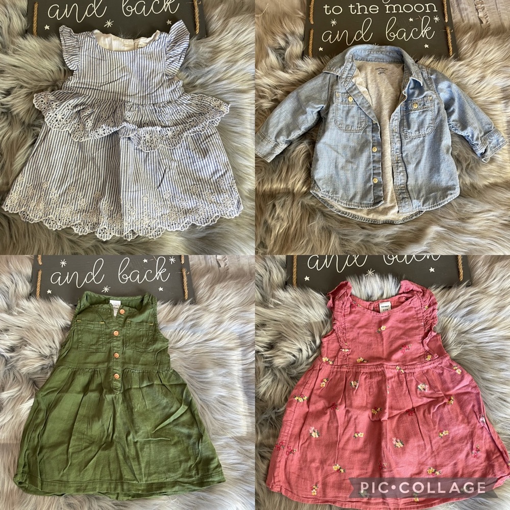 Toddler bundle gap old navy 6-12 months dresses